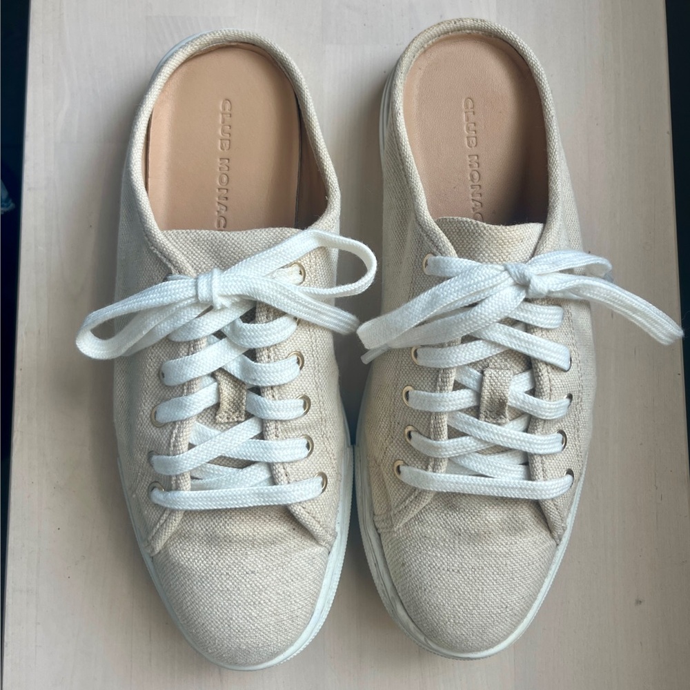 Club Monaco Women's Slip-On Canvas Sneakers